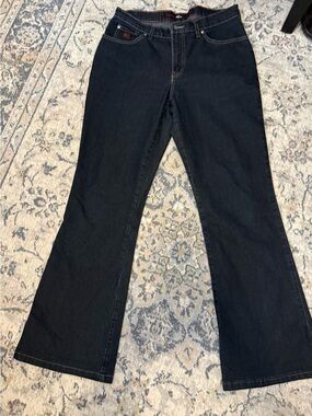 Point zero Women’s Dark Blue flared Jeans